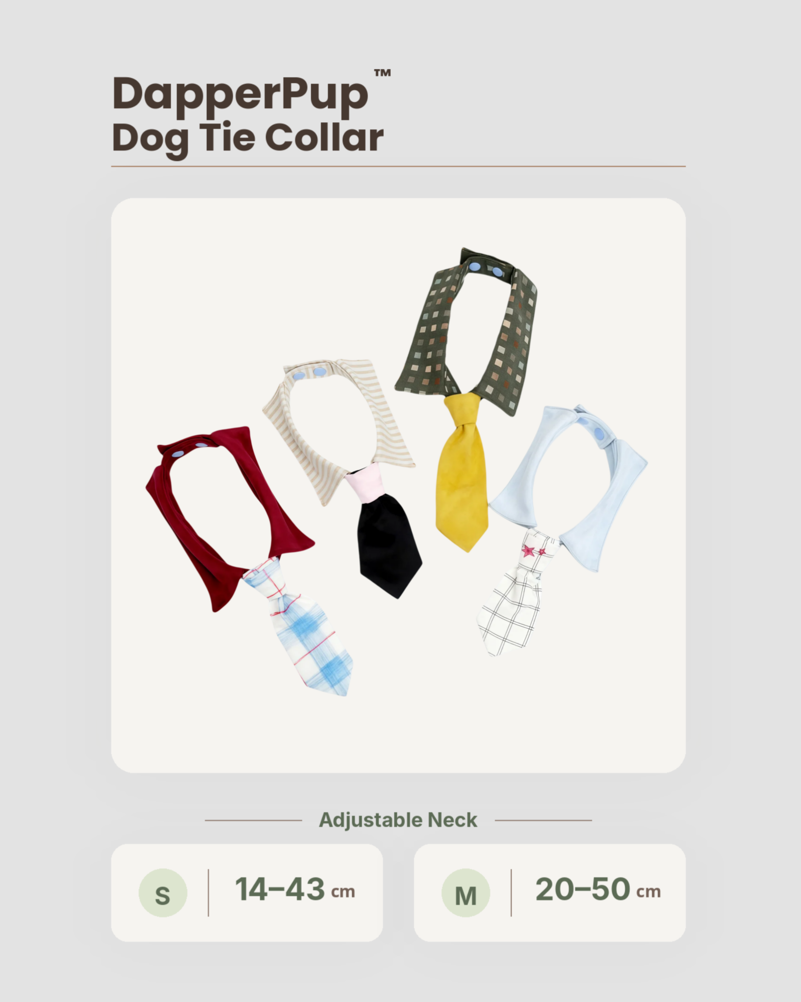 DapperPup™ Dog Tie Collar