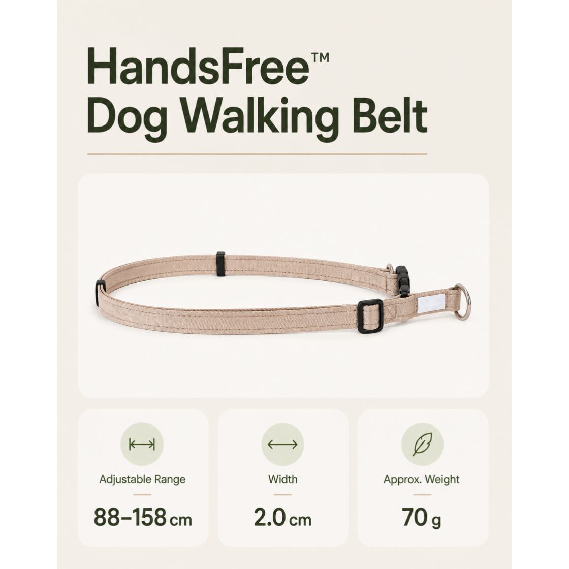 HandsFree™ Dog Walking Belt