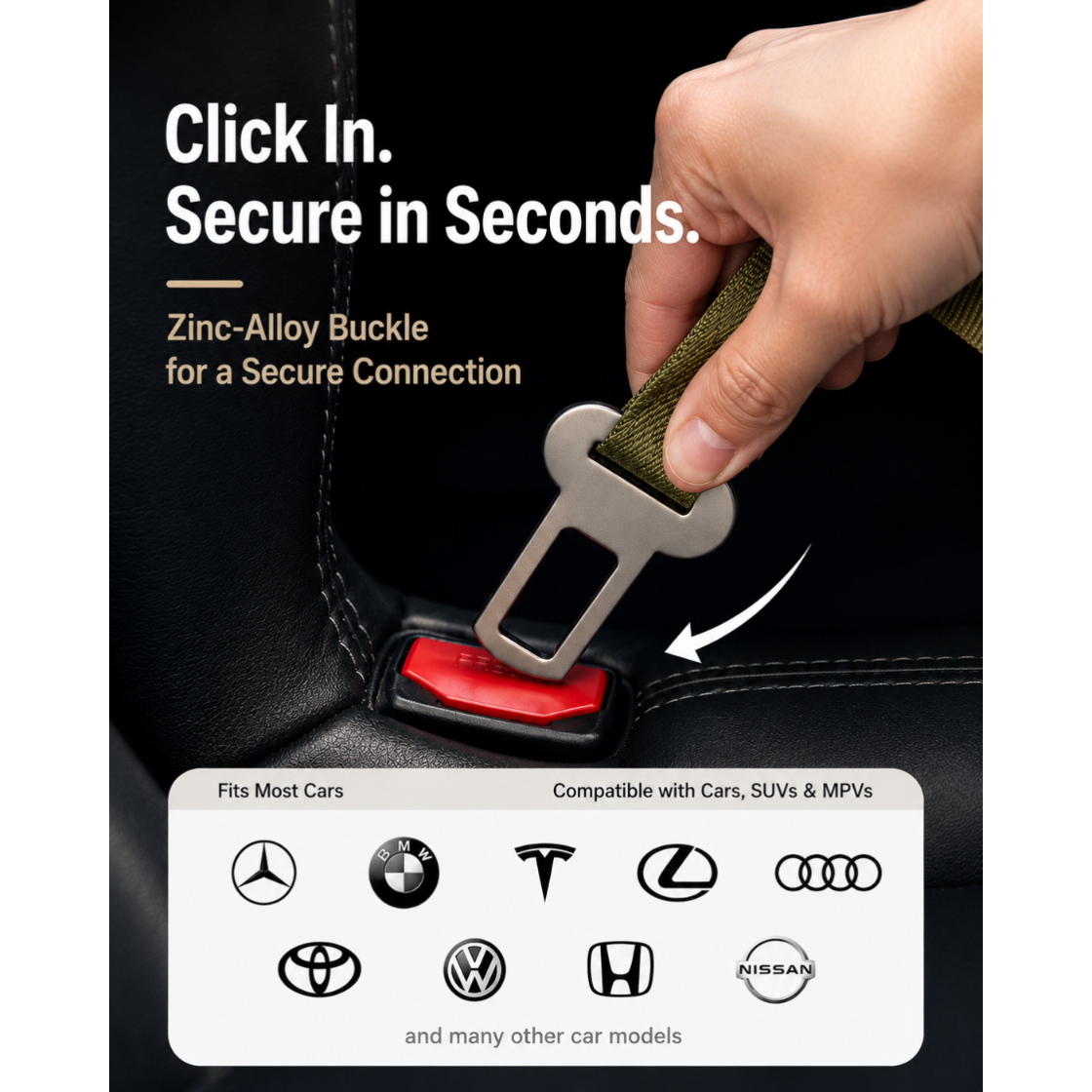 SafeRide™ Dog Seat Belt